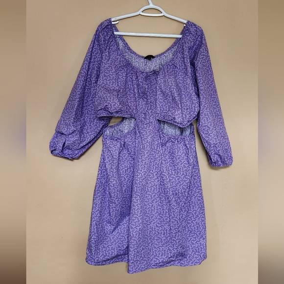 Nobo Dress Plus Size, Lilac With White Flowers, Sz 3x, Like New - Picture 1 of 11